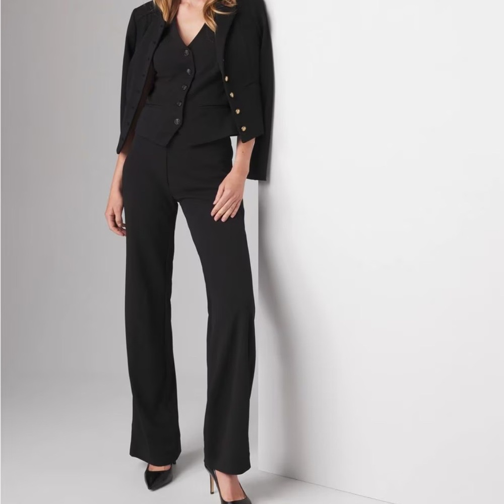 WHBM Wide Leg Pull-On Pants sz 10, 30” inseam length